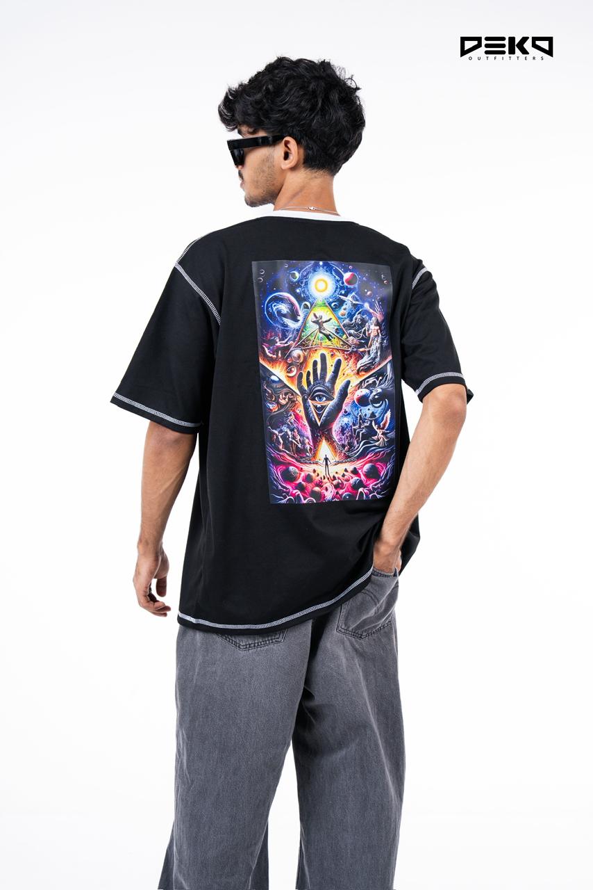 Cosmic Explosion Oversized Graphic Tee 02